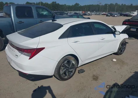 2023 Hyundai Elantra Hybrid Limited из США, поврежденный, VIN KMHLN4AJXPU037813